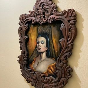 Carved wood picture frame 22x31